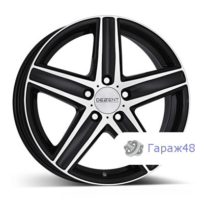 Dezent TG R17 / 7J PCD 5x112 ET 40 ЦО 66.6 Литые Черный с полированной лицевой поверхностью