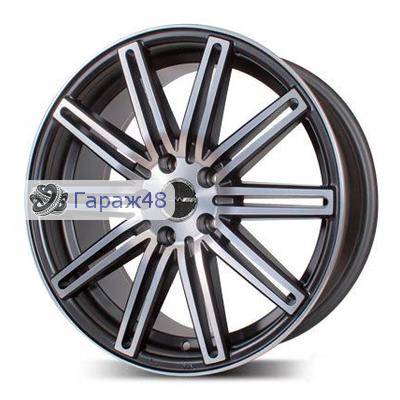 PDW 1004 R17 / 7J PCD 4x100 ET 38 ЦО 60.1 Литые Черный матовый с полировкой