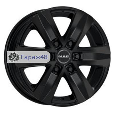 MAK Stone 6 R18 / 8J PCD 6x139.7 ET 30 ЦО 100.1 Литые Черный глянцовый